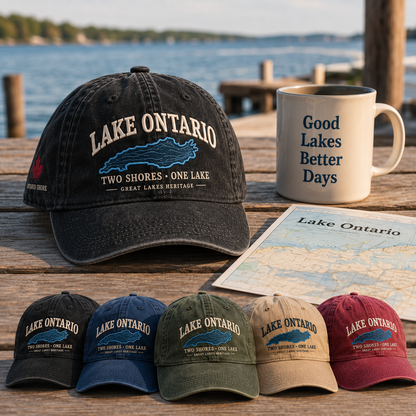 💙Lake Ontario Heritage Cap – Two Shores, One Lake
