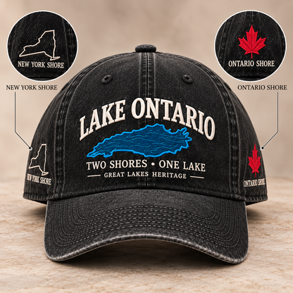 💙Lake Ontario Heritage Cap – Two Shores, One Lake