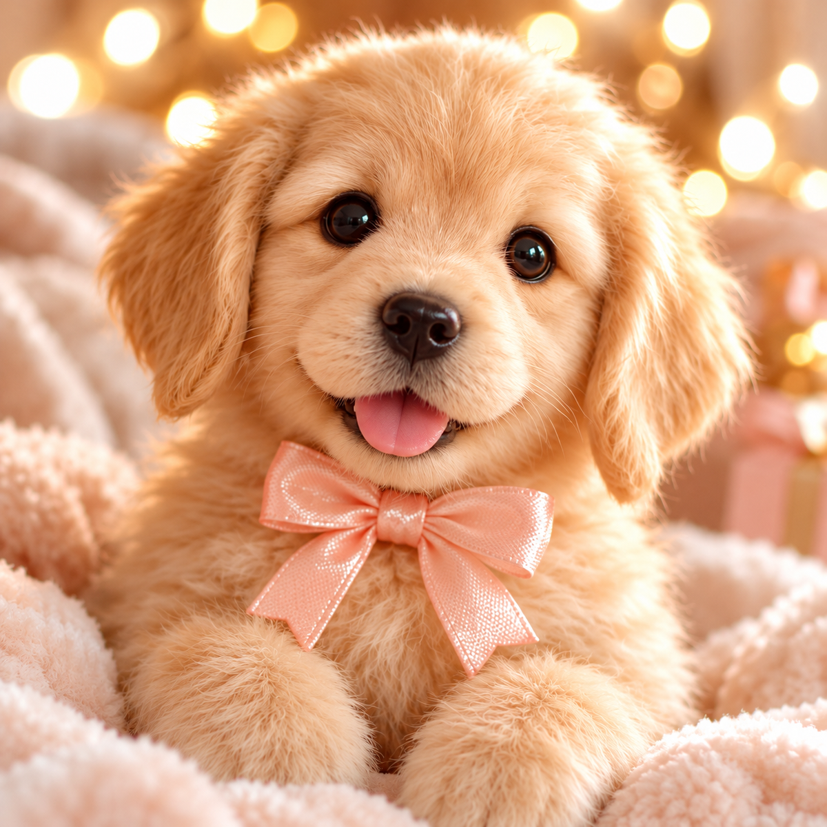 🎁Realistic Robotic Golden Retriever Puppy ✨ The Cutest Christmas Surprise