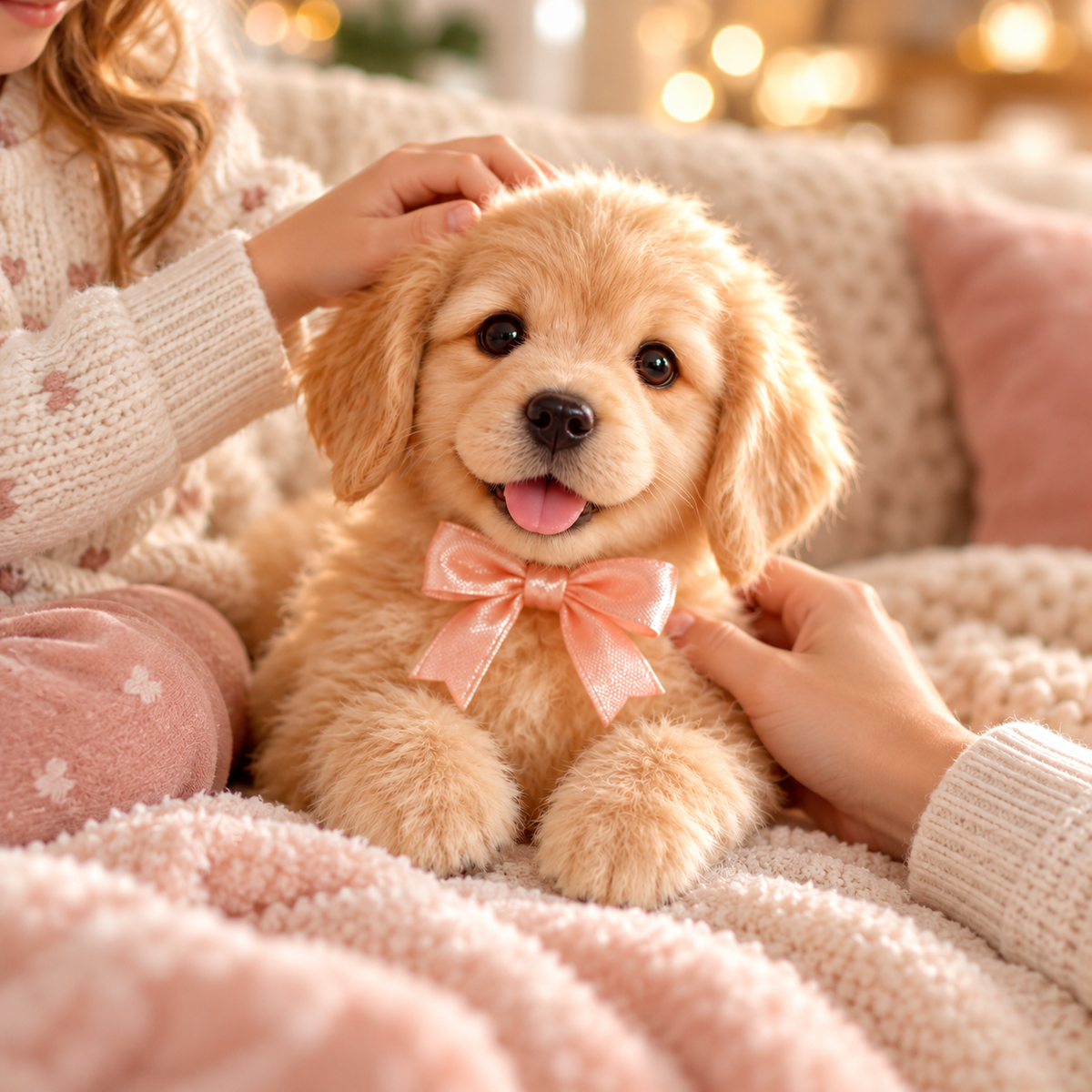 🎁Realistic Robotic Golden Retriever Puppy ✨ The Cutest Christmas Surprise