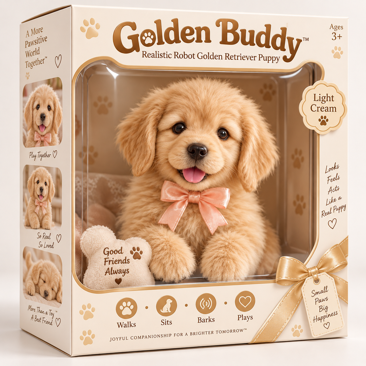 Golden Buddy interactive robot Golden Retriever puppy