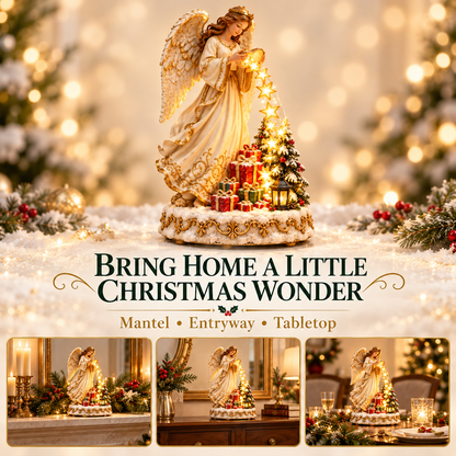 👼✨ Angel’s Cascade of Stars | Lighted Christmas Tabletop Decoration 🎄