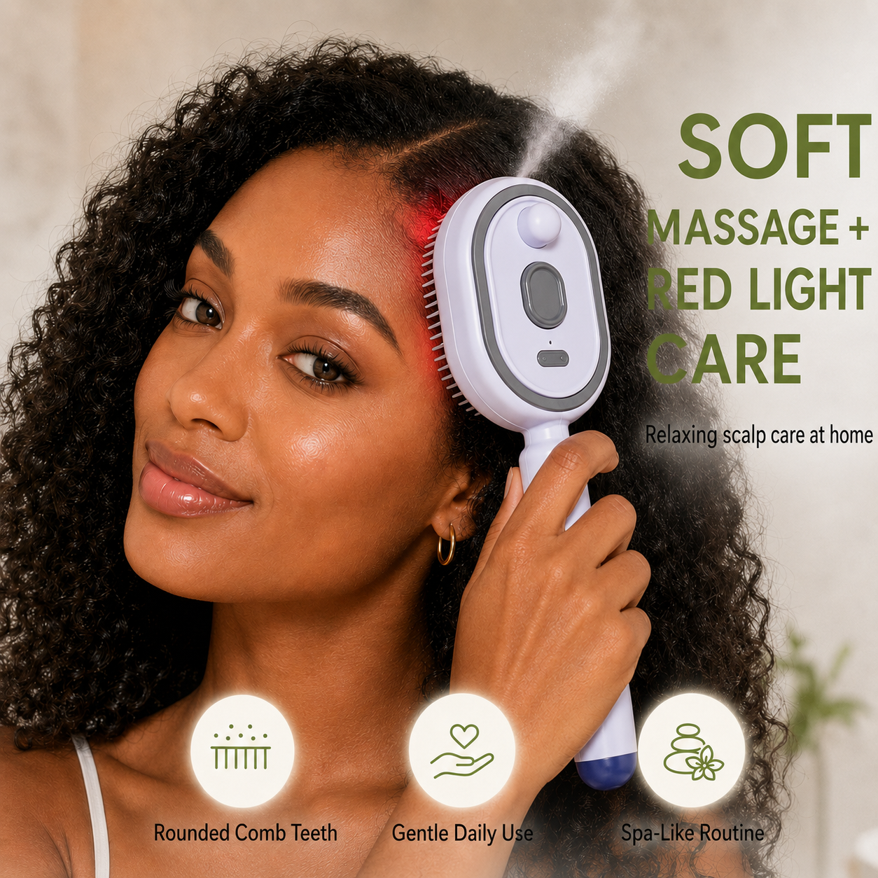 🔥Day Sale 50% OFF🔥Electric Spray Air Cushion Massage Comb