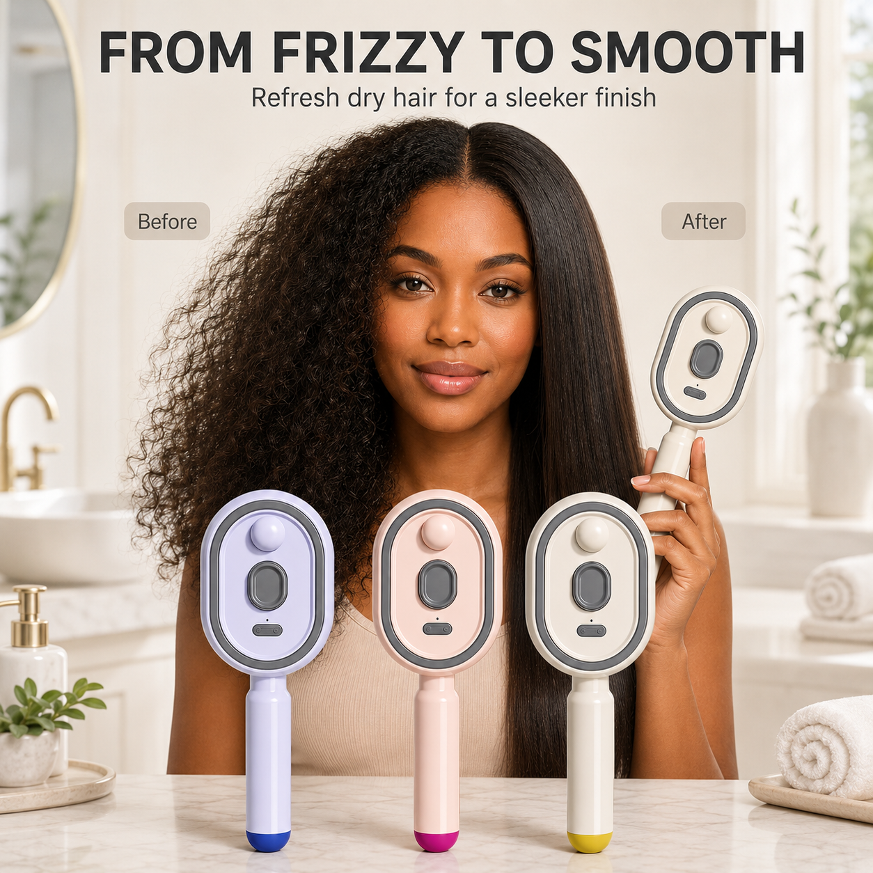 🔥Day Sale 50% OFF🔥Electric Spray Air Cushion Massage Comb