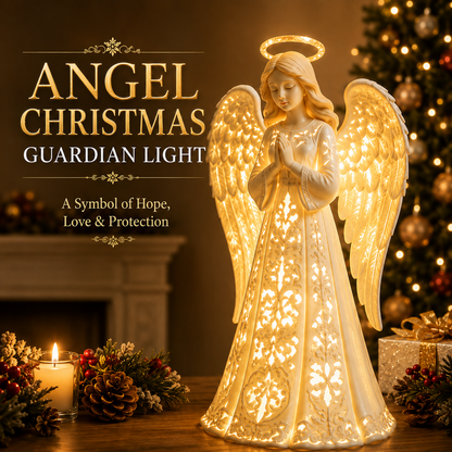 ✨ Angel Guardian Christmas Light – Warm Holiday Glow 🕊️
