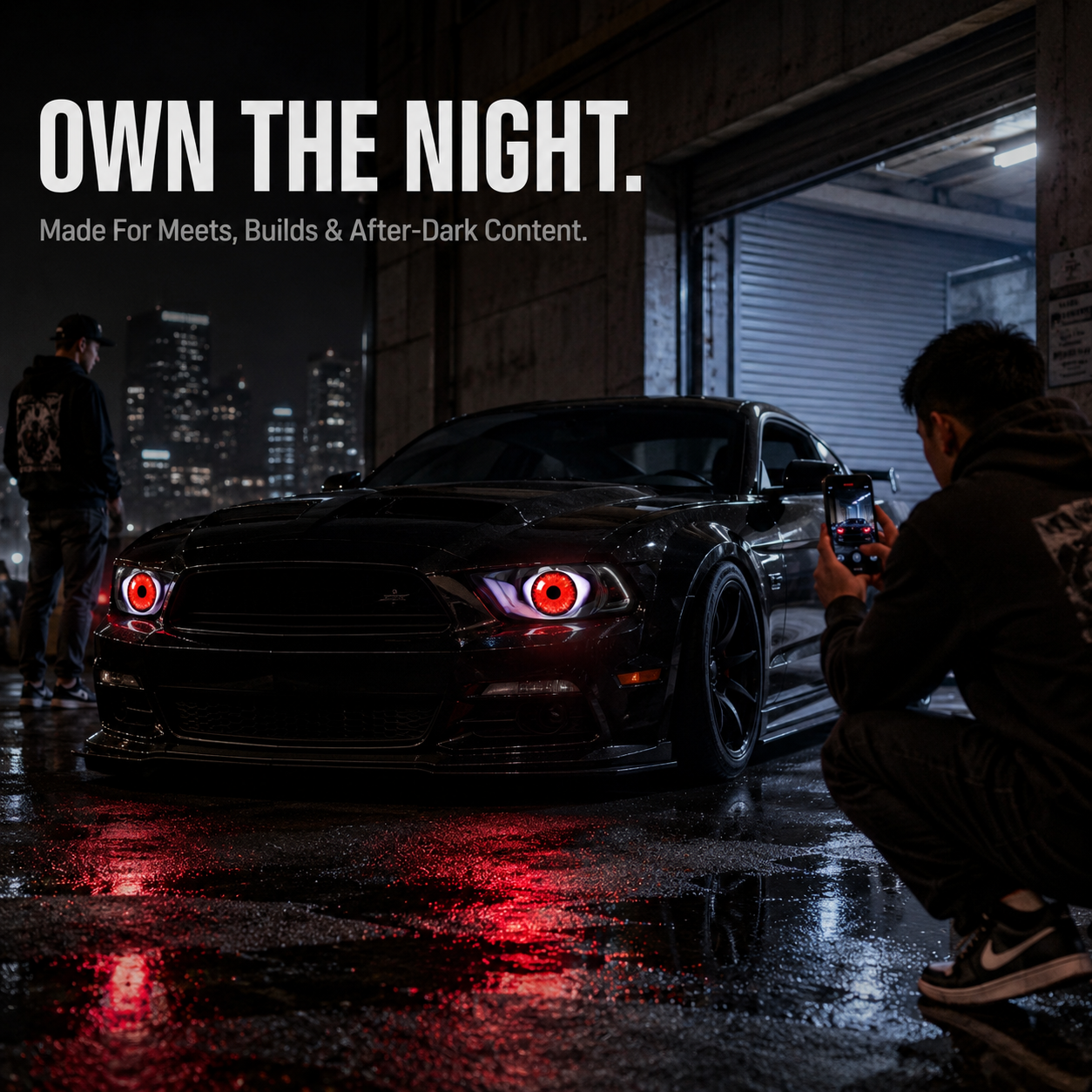🔥 Limited Time 50% OFF😈ED Headlights with Animated Evil Eyes