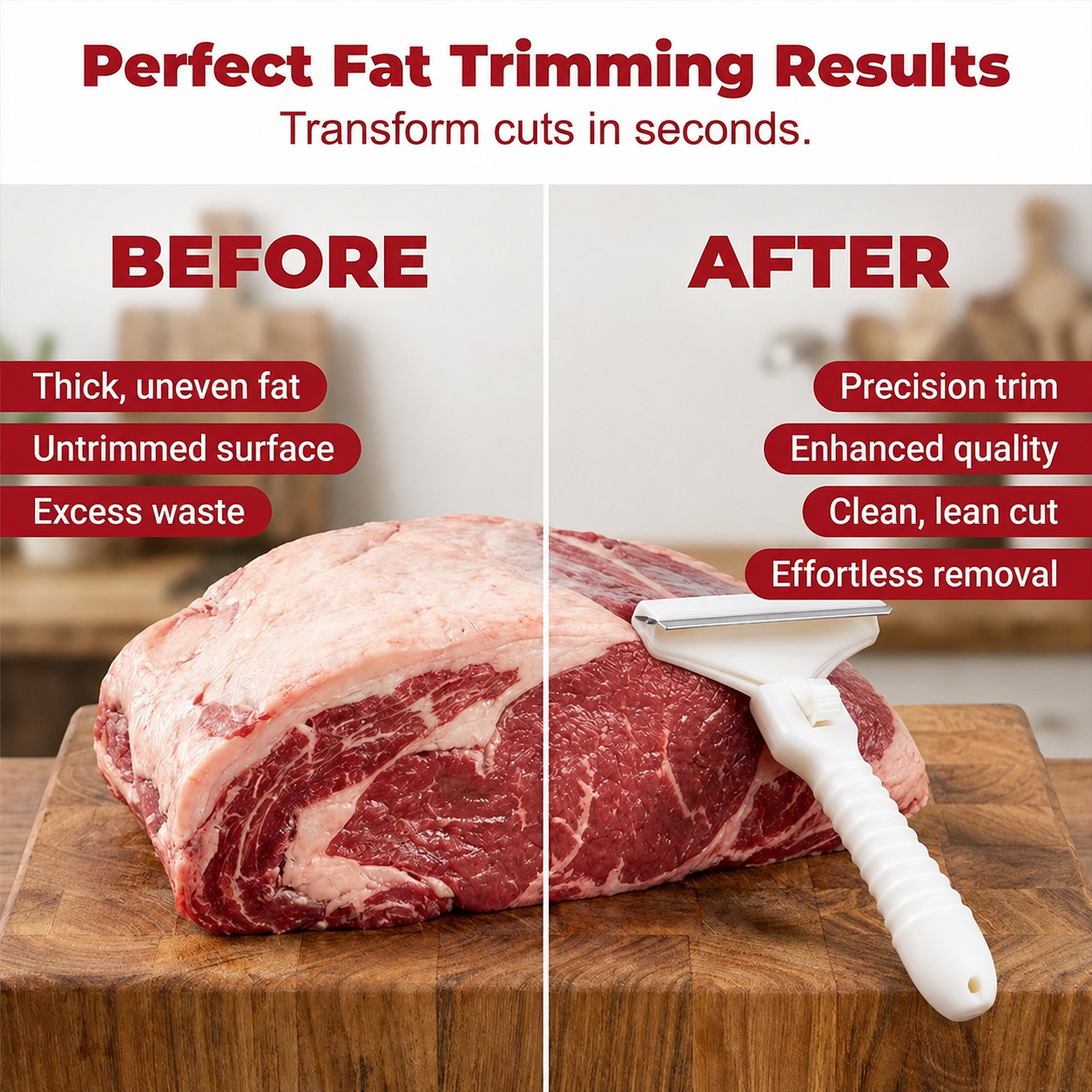 🥳2026 HOT SALE🥩🔪 50% OFF! Handheld Fat Trimmer for Beef & Pork