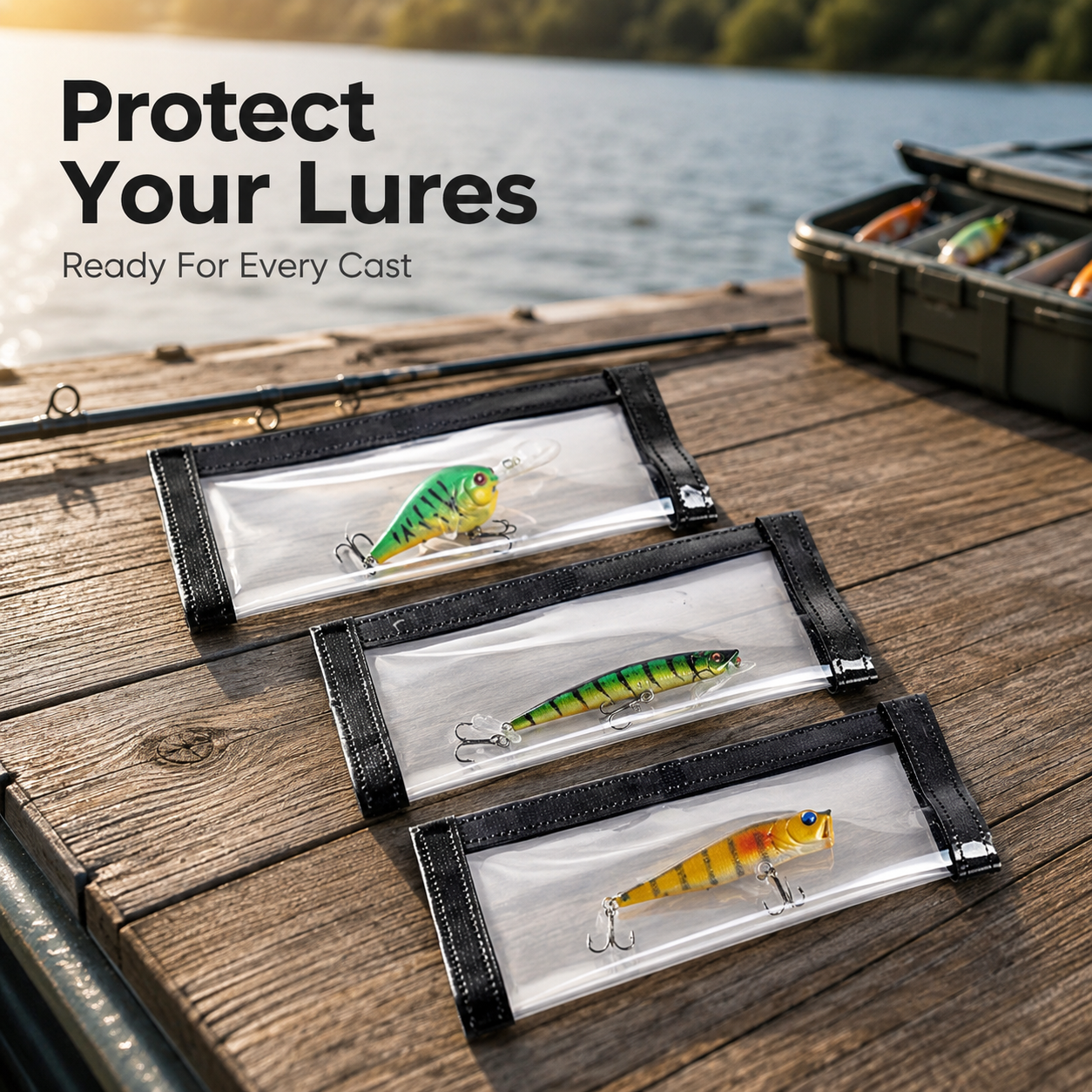 🎣 Fishing Lure Protective Case | Soft Bait Storage Box For Anglers