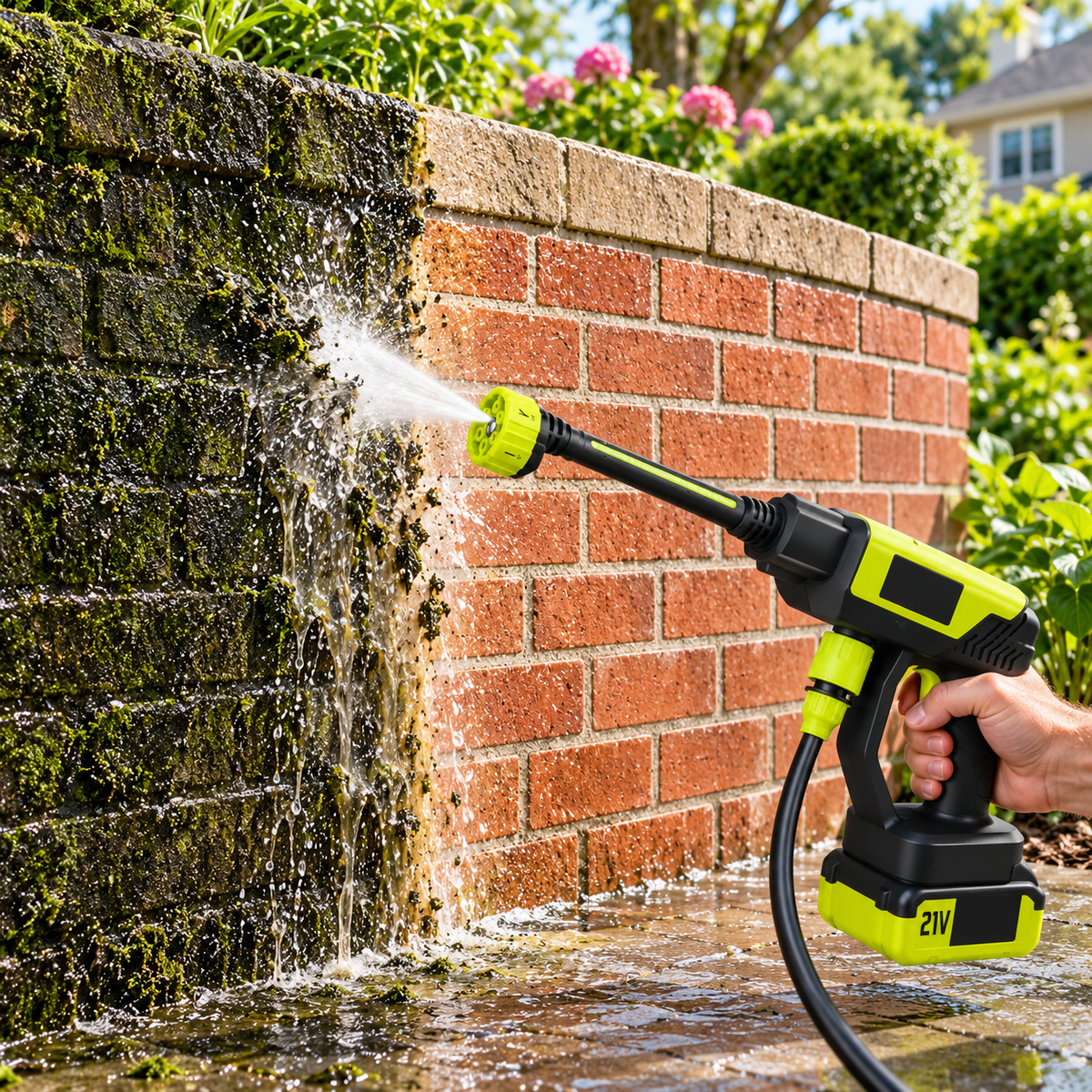 PowerJet Anywhere Cordless Pressure Washer Kit | Portable High Pressure Cleaning for Cars, Homes & Gardens