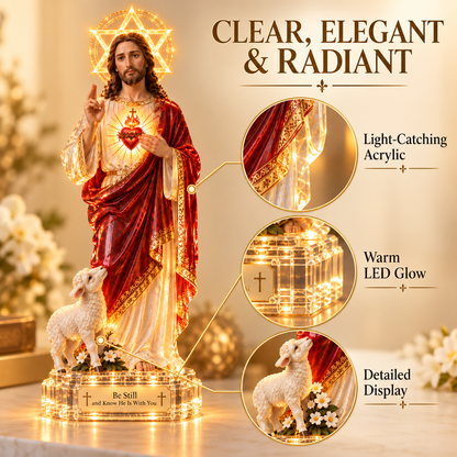 ❤️Thanksgiving Day！！！Sacred Heart Jesus LED  Display