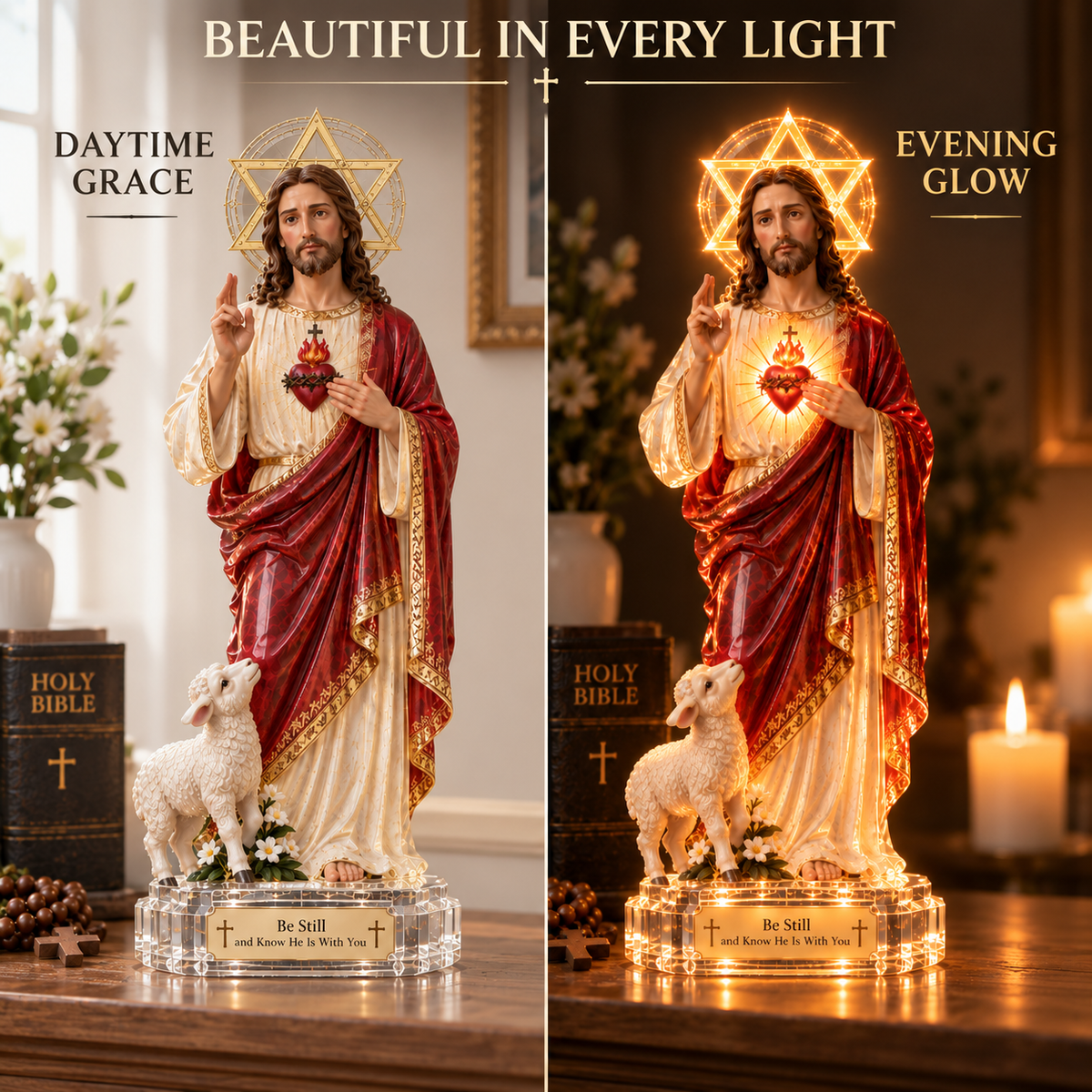 ❤️Thanksgiving Day！！！Sacred Heart Jesus LED  Display