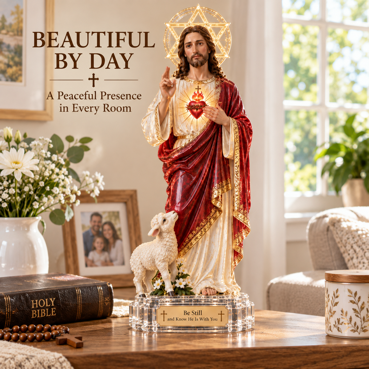 ❤️Thanksgiving Day！！！Sacred Heart Jesus LED  Display