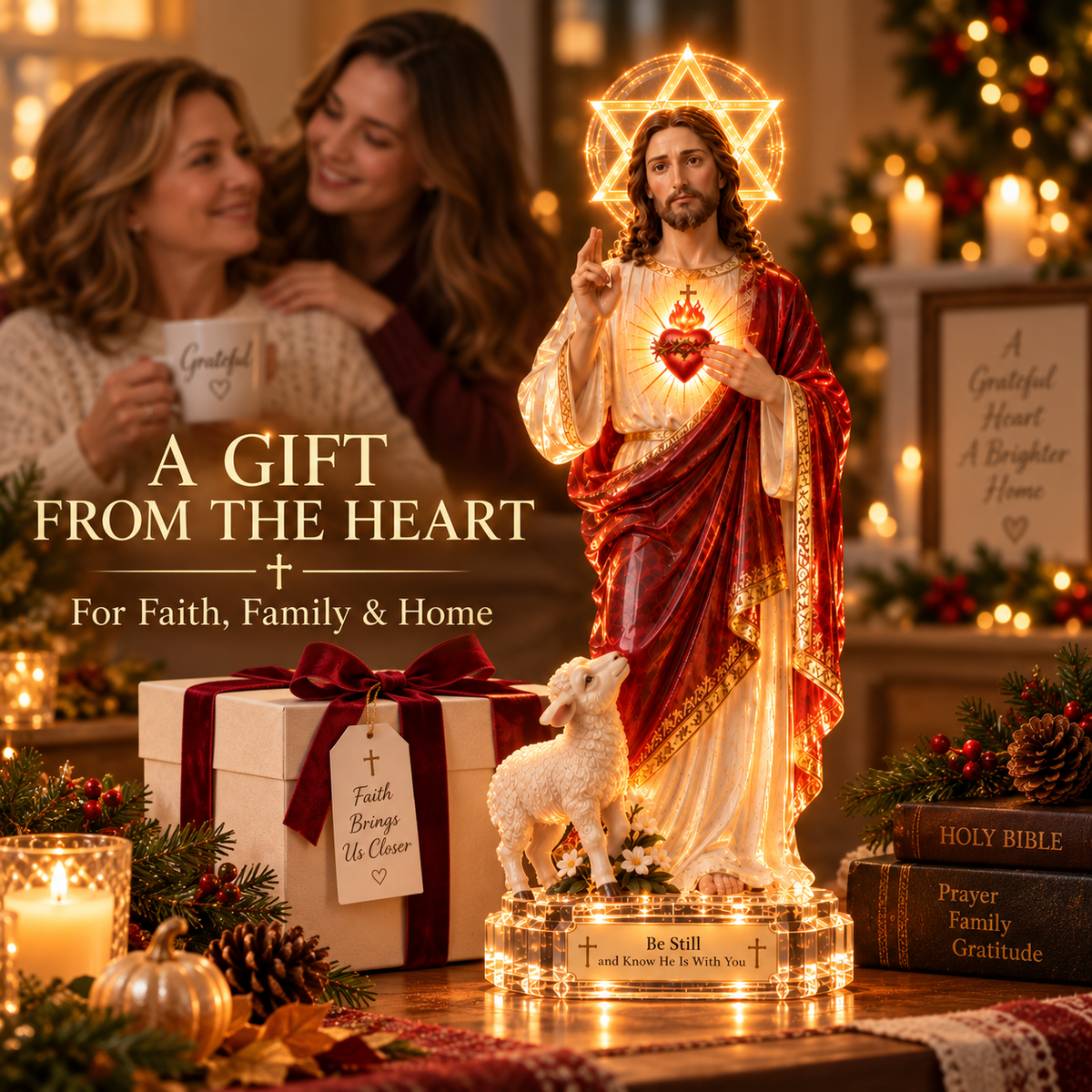 ❤️Thanksgiving Day！！！Sacred Heart Jesus LED  Display