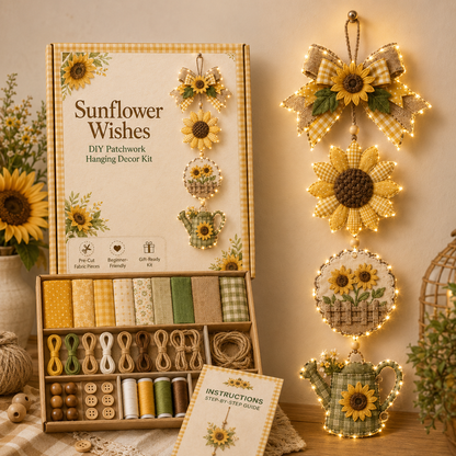DIY Patchwork Hanging Decor Kit