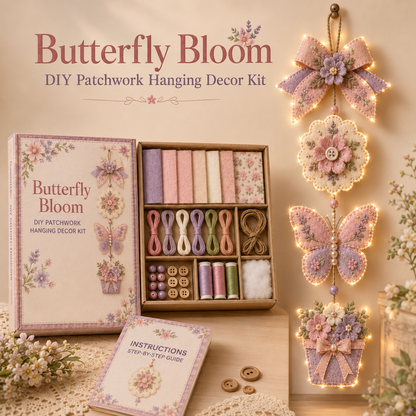 DIY Patchwork Hanging Decor Kit