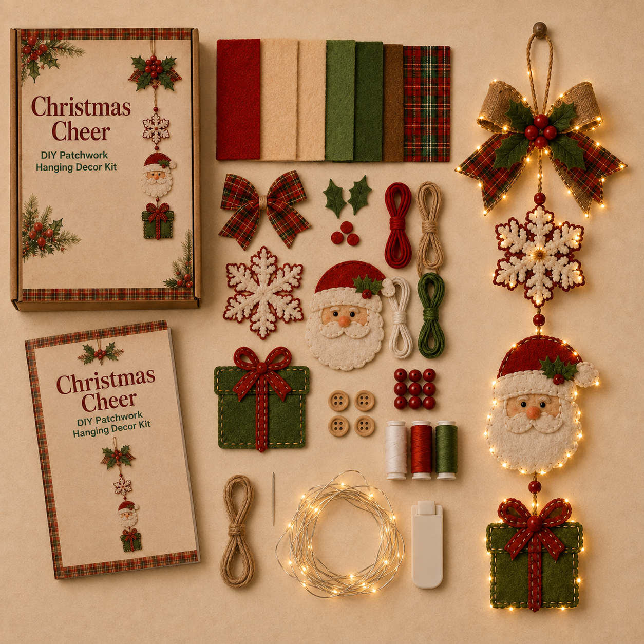 DIY Patchwork Hanging Decor Kit