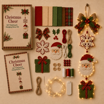 DIY Patchwork Hanging Decor Kit