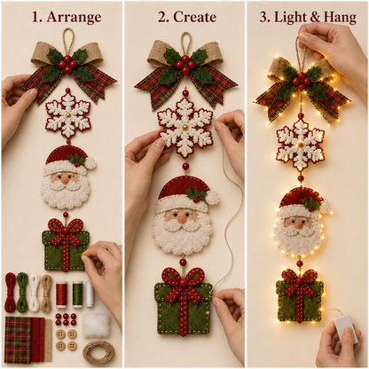 DIY Patchwork Hanging Decor Kit