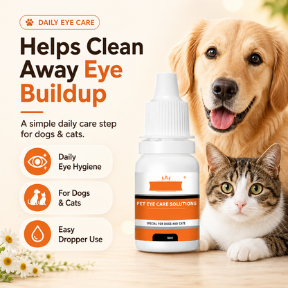💐50% OFF ! Vet-Recommended Eye Solution – Gentle Formula for Sensitive Breeds 🩺🐕【Limited Offer】