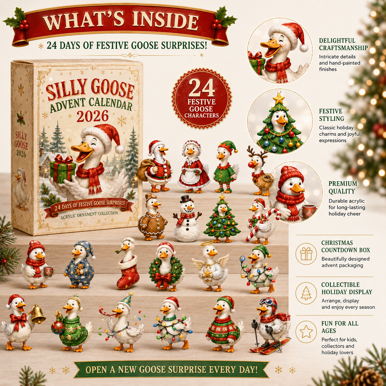 24 Days of Silly Goose Magic™ – Christmas Advent Calendar 2026