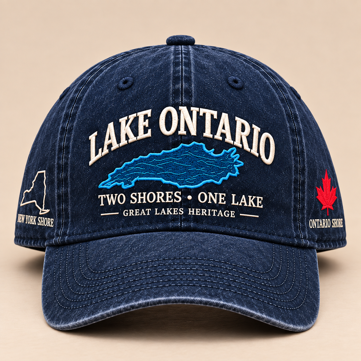 💙Lake Ontario Heritage Cap – Two Shores, One Lake