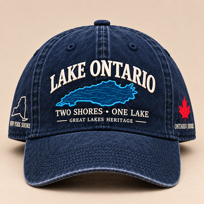 💙Lake Ontario Heritage Cap – Two Shores, One Lake
