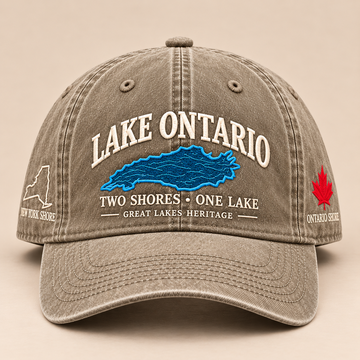 💙Lake Ontario Heritage Cap – Two Shores, One Lake