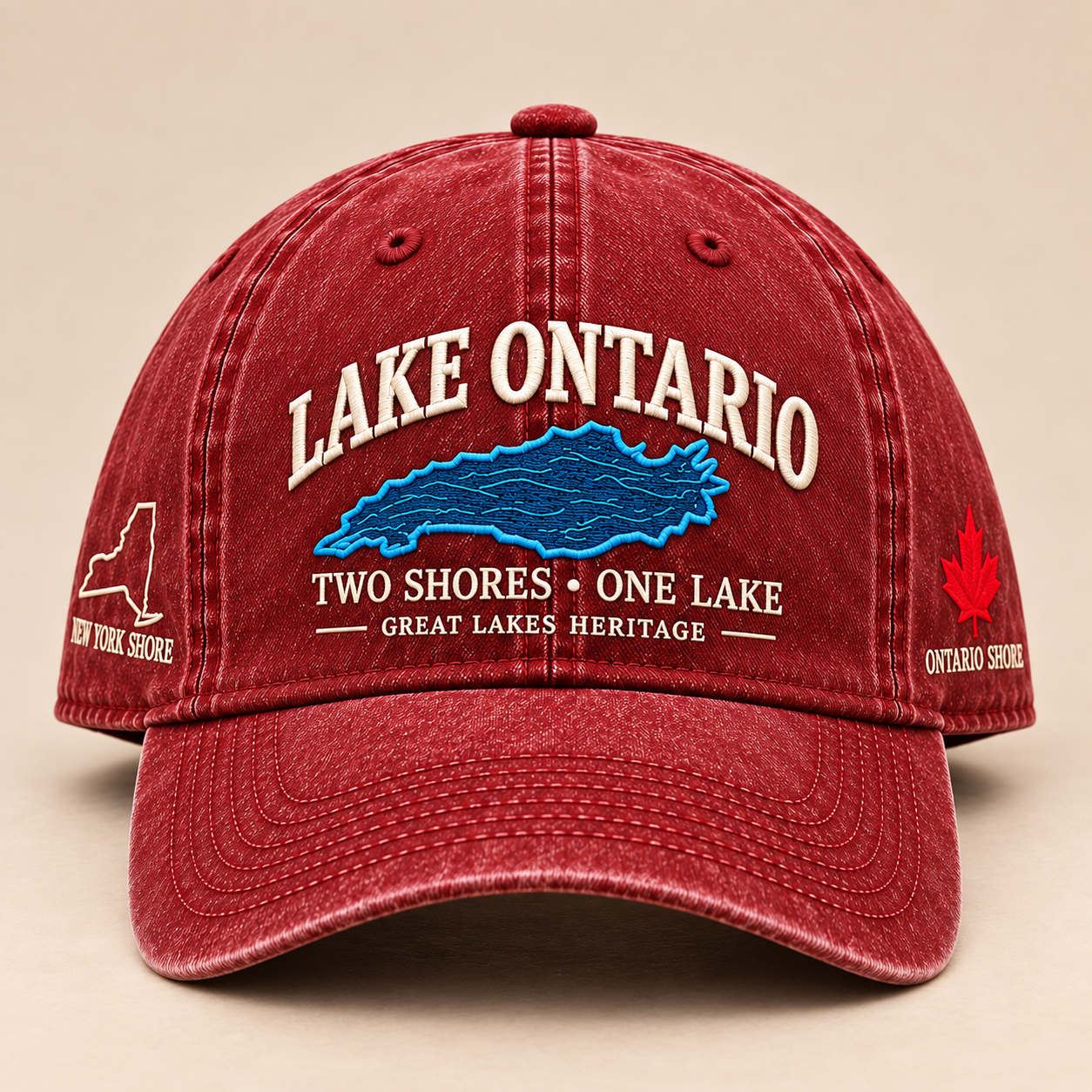 💙Lake Ontario Heritage Cap – Two Shores, One Lake
