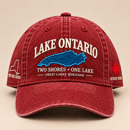 💙Lake Ontario Heritage Cap – Two Shores, One Lake
