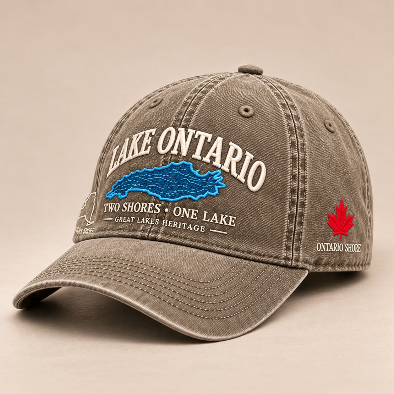 💙Lake Ontario Heritage Cap – Two Shores, One Lake