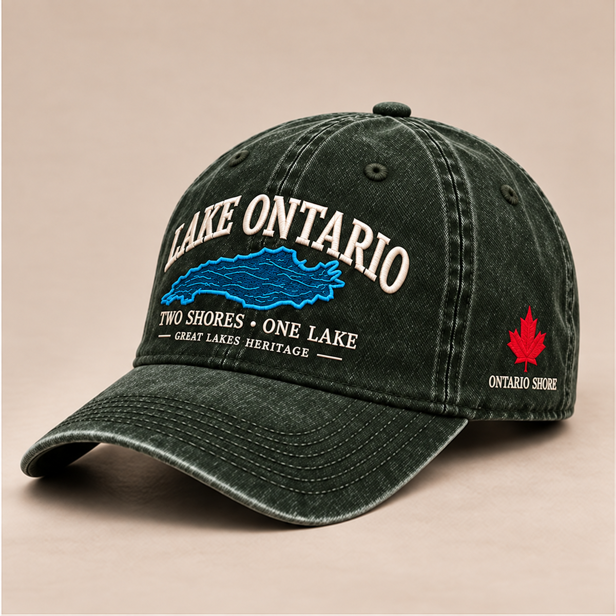 💙Lake Ontario Heritage Cap – Two Shores, One Lake