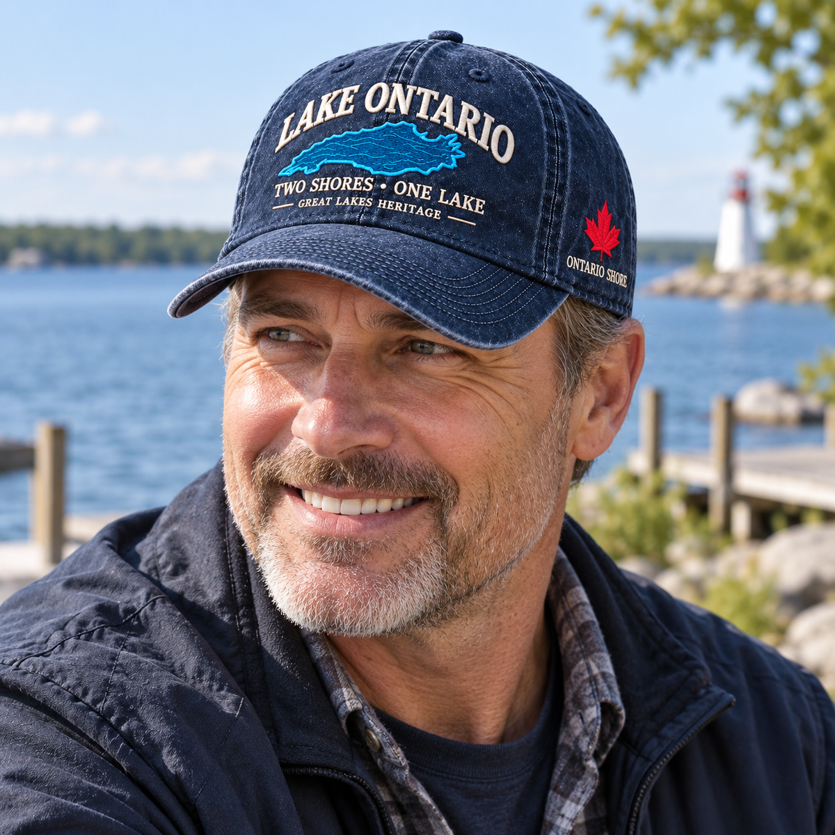 💙Lake Ontario Heritage Cap – Two Shores, One Lake