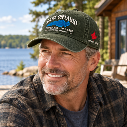 💙Lake Ontario Heritage Cap – Two Shores, One Lake