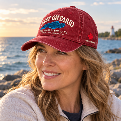 💙Lake Ontario Heritage Cap – Two Shores, One Lake