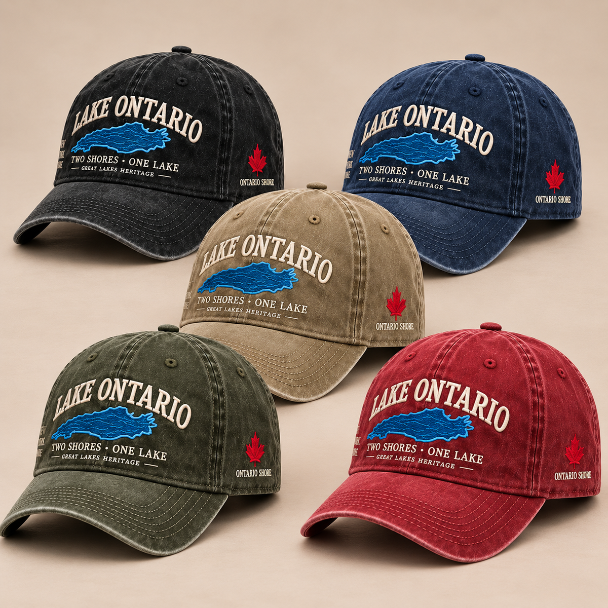 💙Lake Ontario Heritage Cap – Two Shores, One Lake