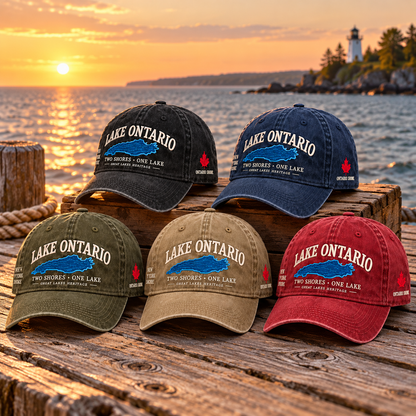 💙Lake Ontario Heritage Cap – Two Shores, One Lake
