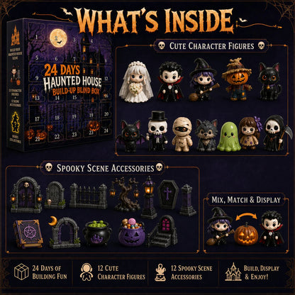 🔥🔥 Limited 50% OFF | Build Your Own Spooky Haunted House 👻 DIY Halloween Decor Kit for Endless Halloween Fun