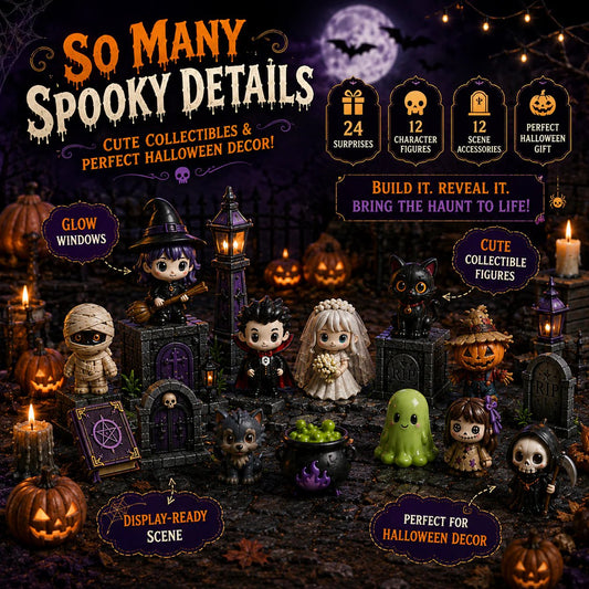🔥🔥 Limited 50% OFF | Build Your Own Spooky Haunted House 👻 DIY Halloween Decor Kit for Endless Halloween Fun