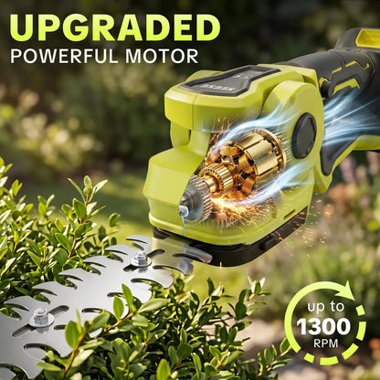 20V Cordless 2-in-1 Grass Shear & Hedge Trimmer with Battery & Charger