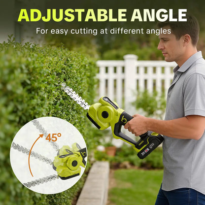 20V Cordless 2-in-1 Grass Shear & Hedge Trimmer with Battery & Charger