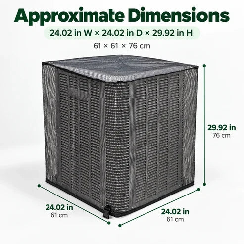 🔥Hot Sale 50% OFF- Heavy Duty Mesh AC Cover – All Season Outdoor Protection