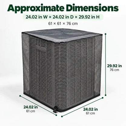 🔥Hot Sale 50% OFF- Heavy Duty Mesh AC Cover – All Season Outdoor Protection