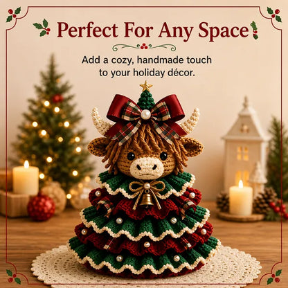 🔥Hot Sale 50% OFF🎄Crochet Animal Christmas Tree DIY Kit – Stitch a Little Christmas Magic（Material kit (not finished product)