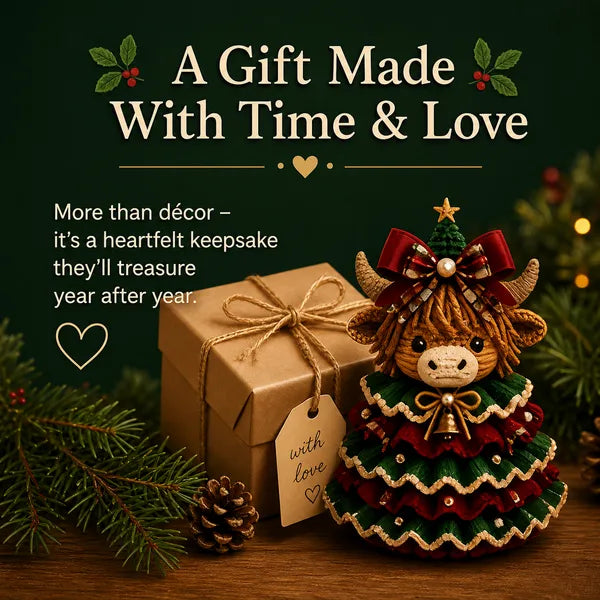 🔥Hot Sale 50% OFF🎄Crochet Animal Christmas Tree DIY Kit – Stitch a Little Christmas Magic（Material kit (not finished product)