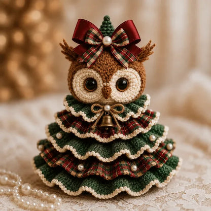🔥Hot Sale 50% OFF🎄Crochet Animal Christmas Tree DIY Kit – Stitch a Little Christmas Magic（Material kit (not finished product)