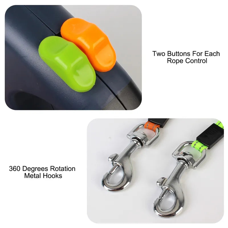 Dual Dog Leash - The Fur Lounge