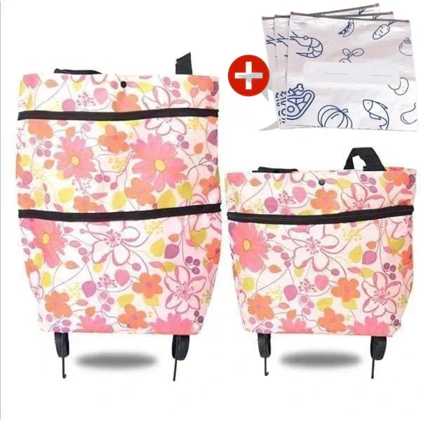 🏆Last Day Special Price ￡9.99!!💞Foldable 2-in-1 Shopping Bag
