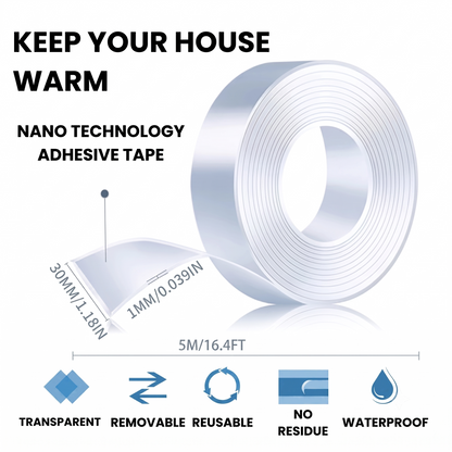 🔥55% OFF🛡️Universal Door Gap Seal Tape – Draft, Dust & Bug Blocker