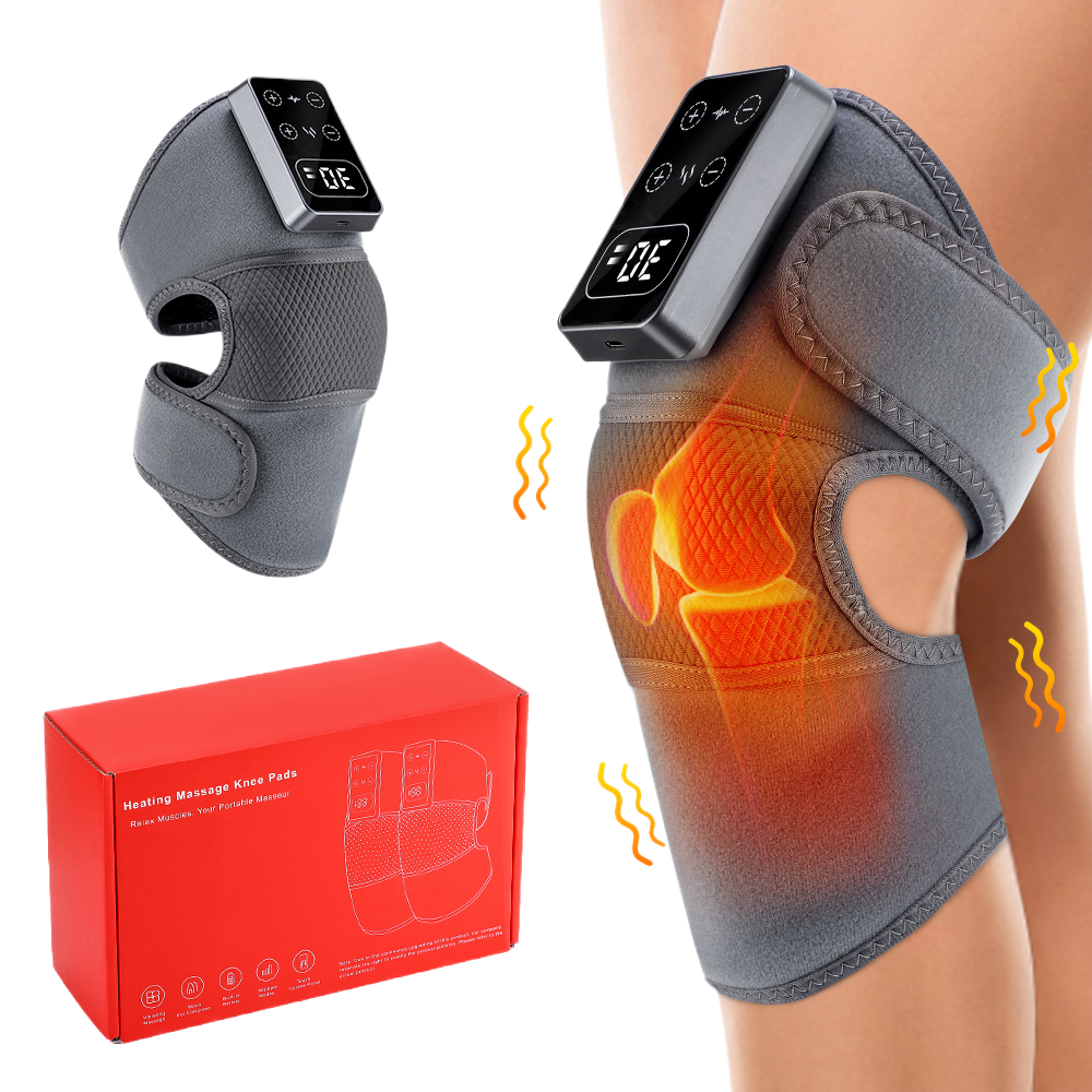 🔥Last Day 50% OFF🎁 - Cordless Heated Knee Massager – 3 Vibration Modes & 5 Heat Levels