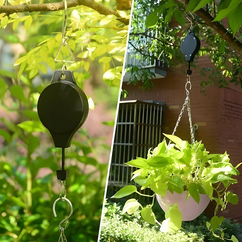 🌳Garden Plant Pulley Set for Hanging Baskets, Pots & Bird Feeders